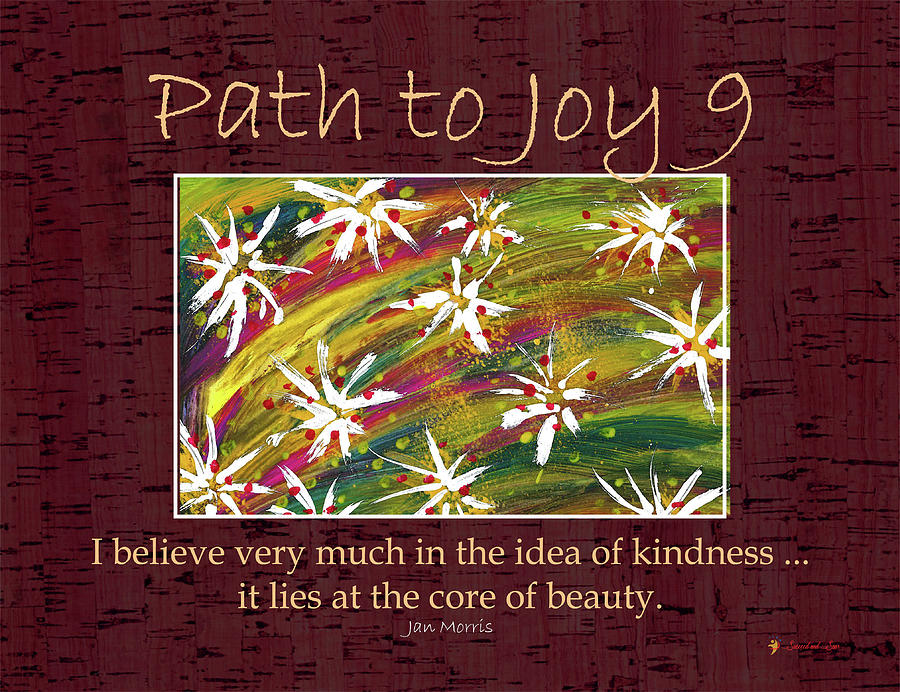 Path to Joy 9 -Beneficence Mixed Media by Sandra Ford