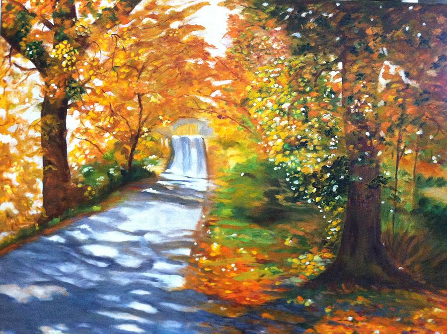 Path to Joy Painting by Juliette Becker