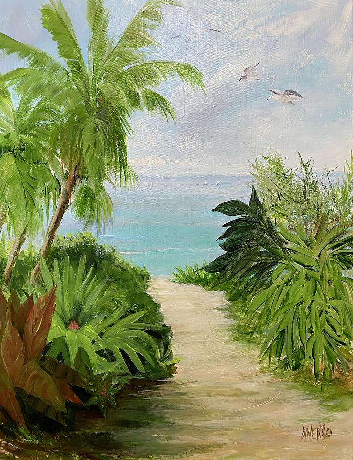 Path to Paradise IV Painting by Sue Dinenno