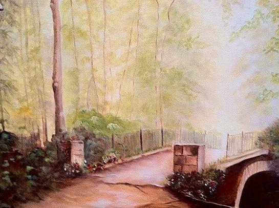 Path to Peace Painting by Juliette Becker