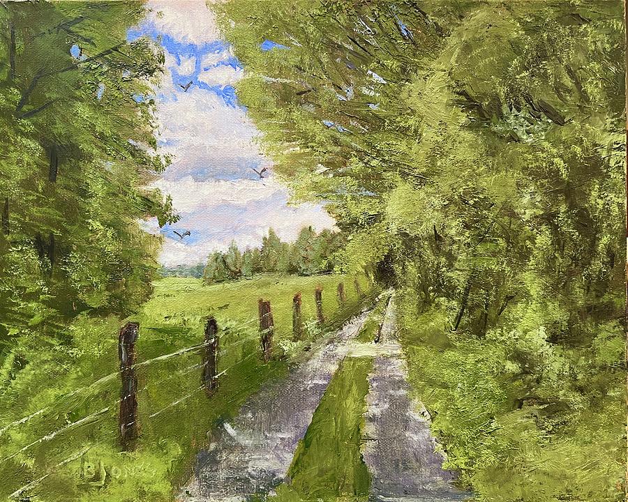 Path to Spring Painting by Barry Jones