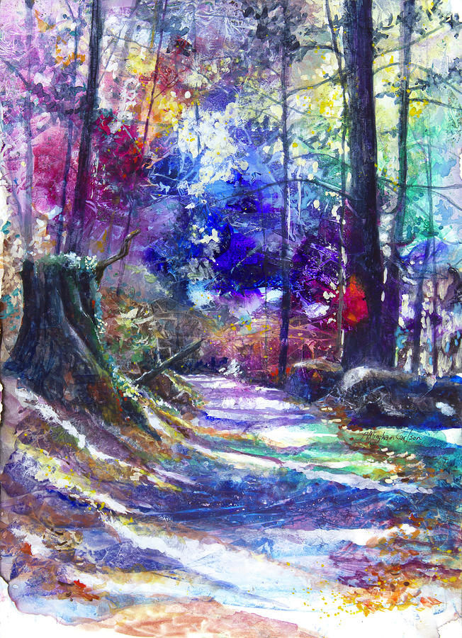 Path to the Outlands Painting by Patricia Allingham Carlson - Pixels