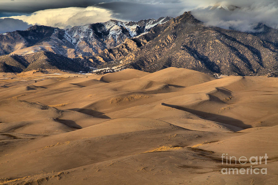 Paths Through The Great Sand Dunes Photograph by Adam Jewell