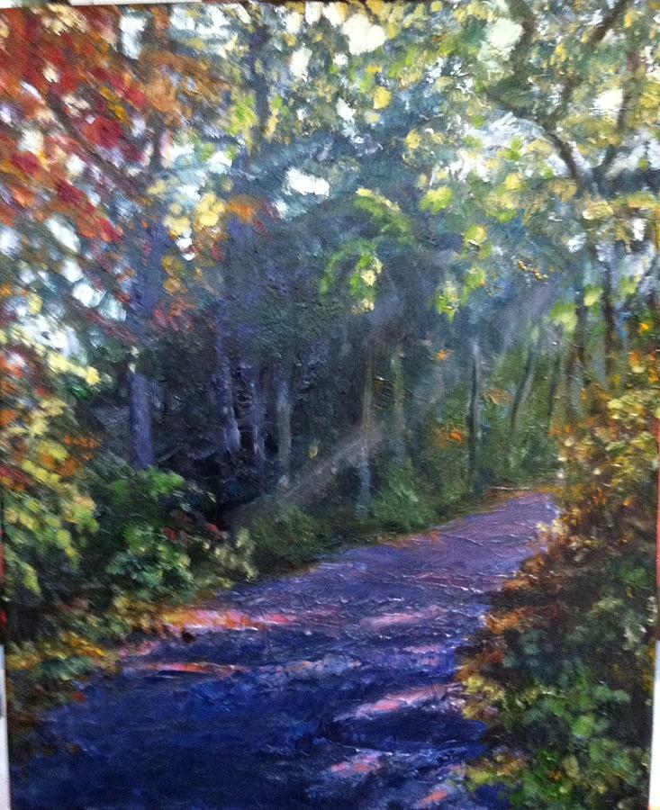 Pathway Painting by Mary Ann Henry | Fine Art America