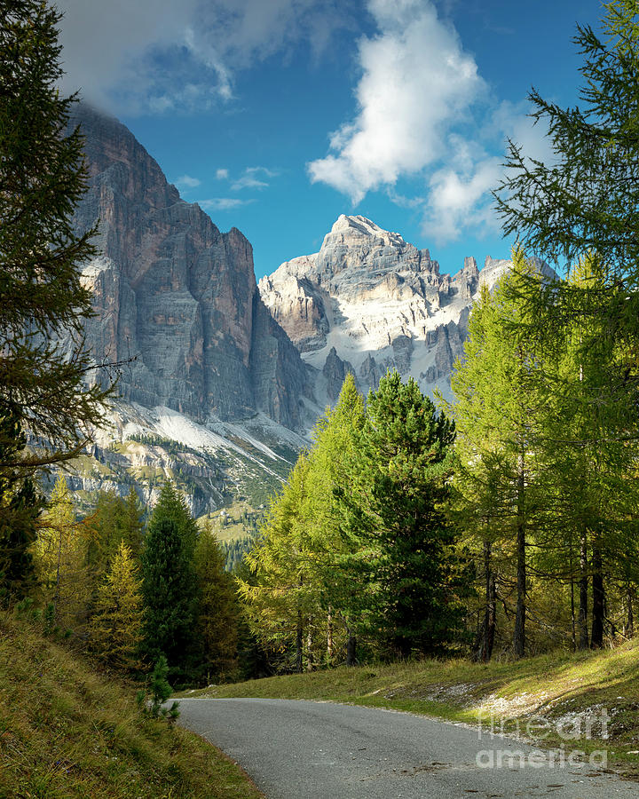 Pathway to Dolomites - Tofana - Italy Photograph by Brian Jannsen