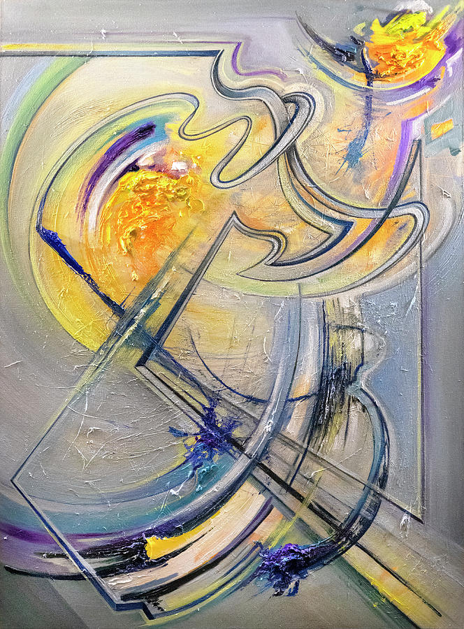 Pathways Intertwined in the Dichotomized Mind Painting by Brian Allen Pathways Intertwined in the Dichotomized Mind Painting by Brian Allen