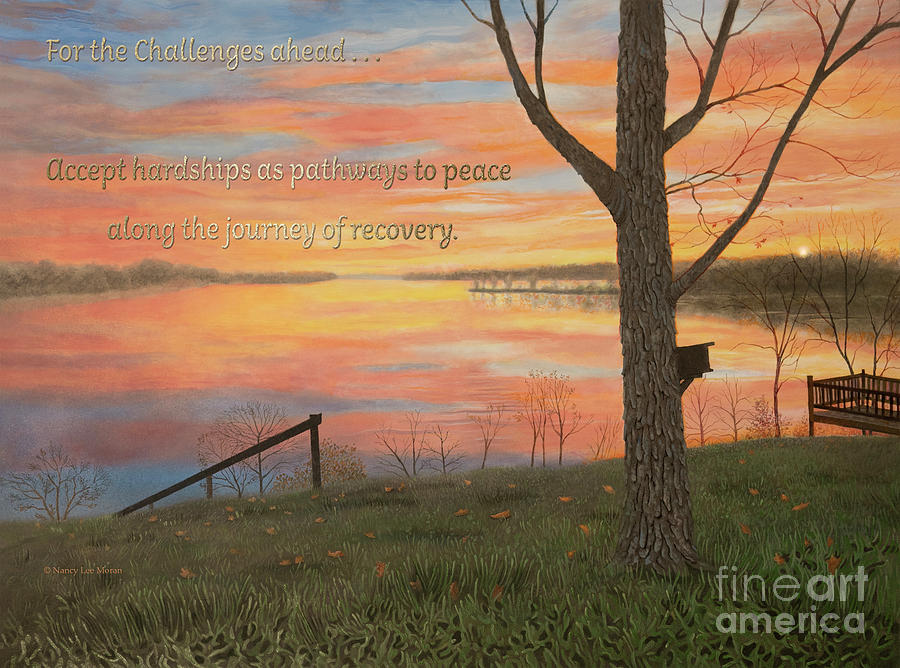 Pathways to Peace Painting by Nancy Lee Moran
