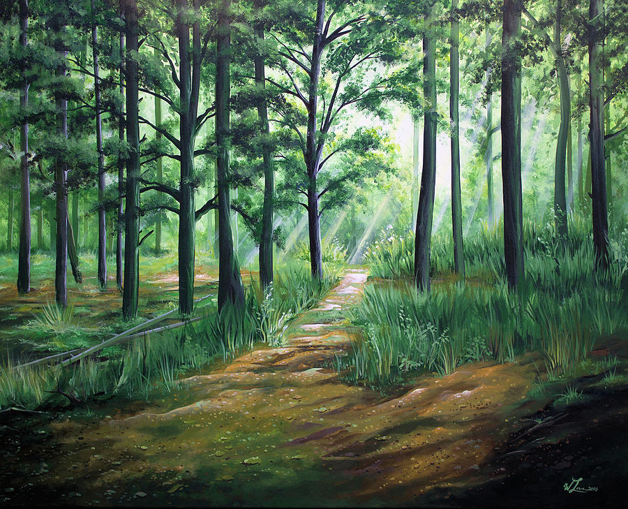Pathways Painting by William Love