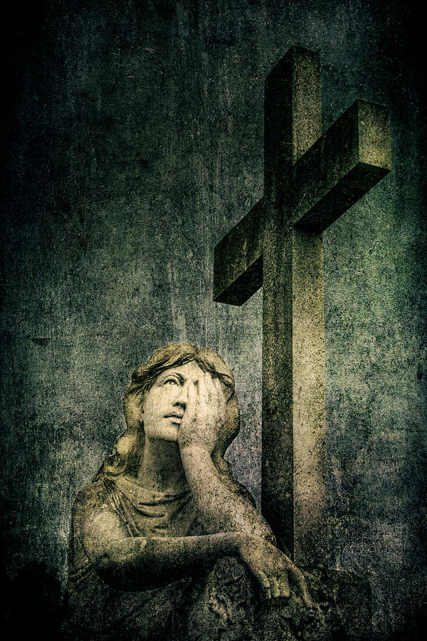 Cemetery Photograph - Patience in Pain by Andrew Paranavitana