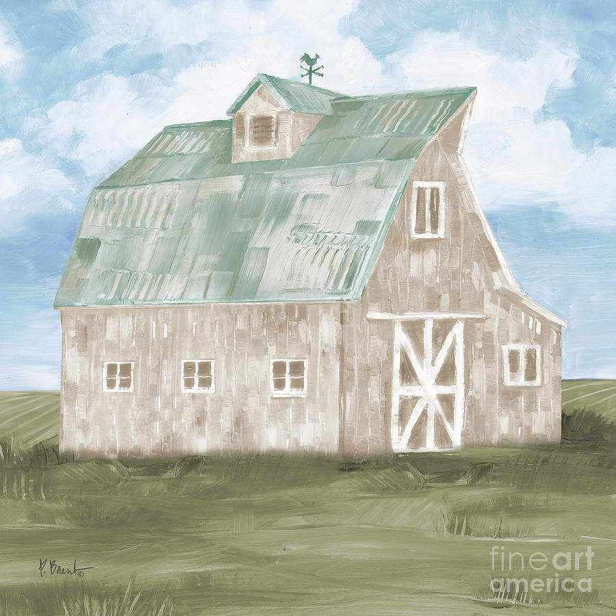 Barn Painting - Patina Barn I by Paul Brent