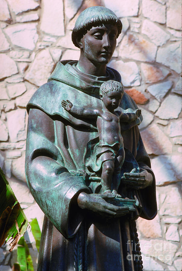Saint Anthony of Padua at the Riverwalk, San Antonio Photograph by ...