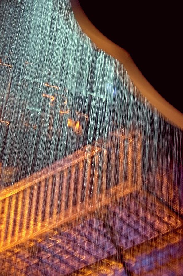 Patio Rain Photograph by Carolyn Marshall