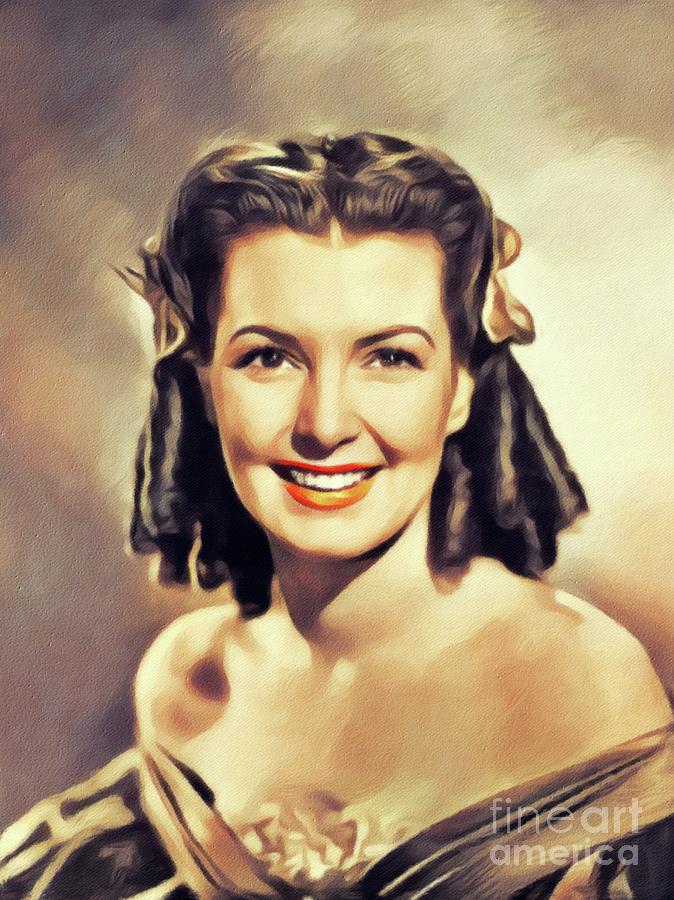Patricia Roc, Vintage Actress Painting