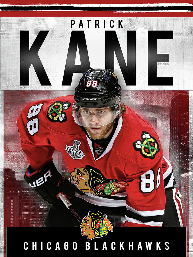 Patrick Kane Chicago Blackhawks Nhl Star Digital Art By Sportspop Art