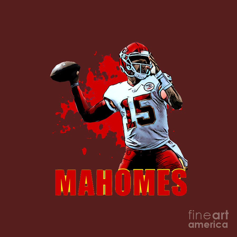 Patrick Mahomes Drawing by Nadia Wulan Widiastuti - Fine Art America