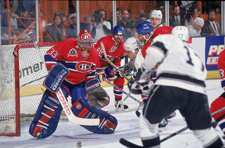 Patrick Roy In Action Photograph by B Bennett