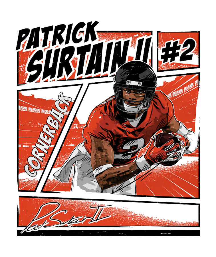 Patrick Surtain II Comic Digital Art by Kelvin Kent - Pixels