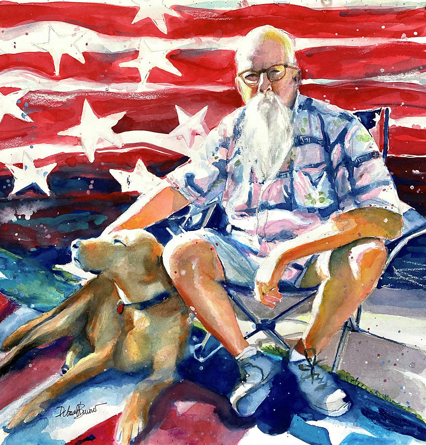 Patriot Dave And Bill Painting by Deborah Burow