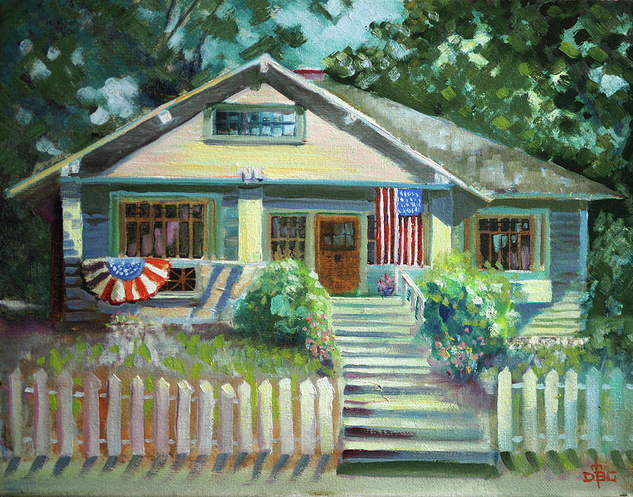 Patriot House Painting by David Bader