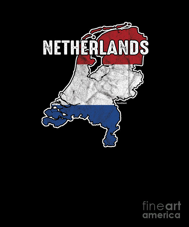 Flag Digital Art - Patriotic Dutch Netherlands Flag Nationalism by Thomas Larch