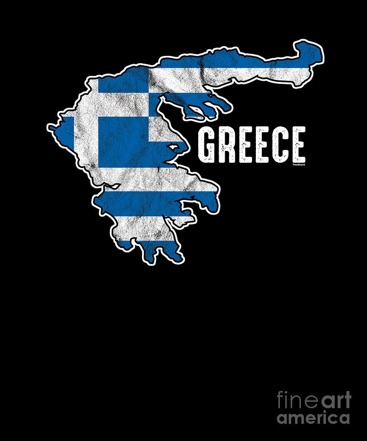 Patriotic Greek Greece Flag Nationalism Digital Art by Thomas Larch ...