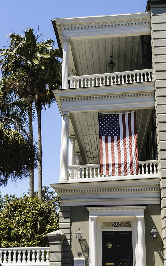Patriotic House, Charleston Photograph by RiverNorthPhotography