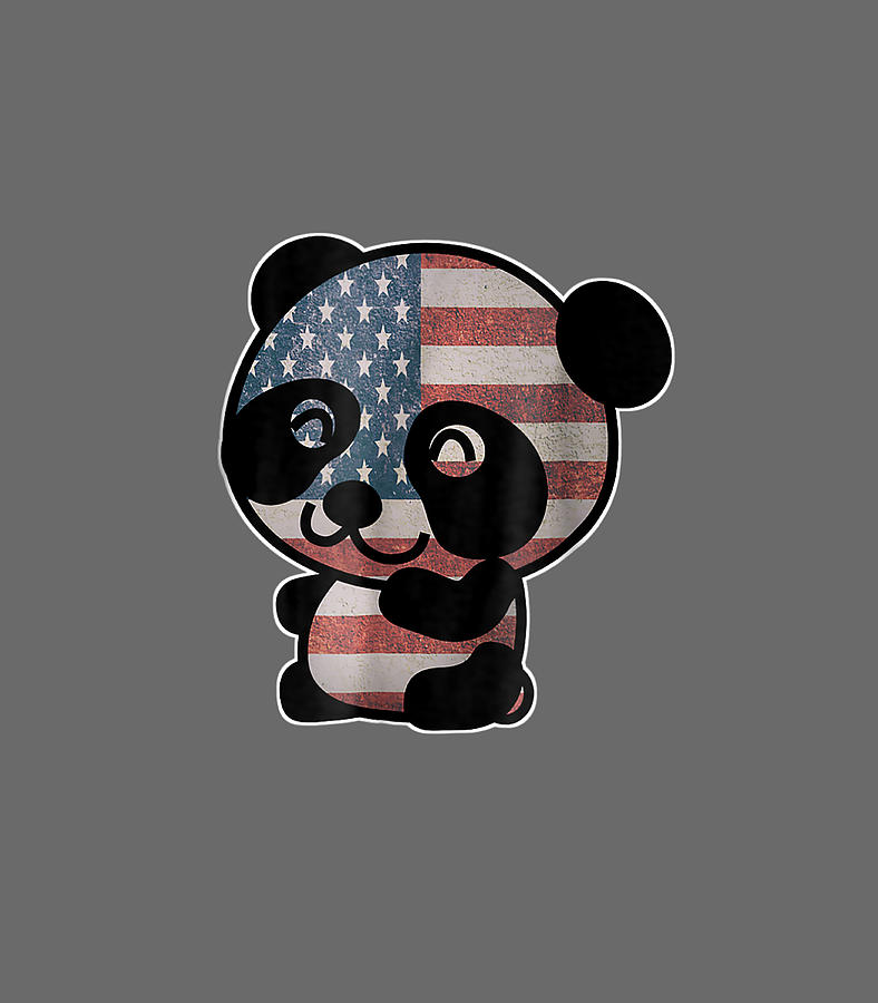 Patriotic Panda Labor Day American Work Force Labor Day Digital Art by ...