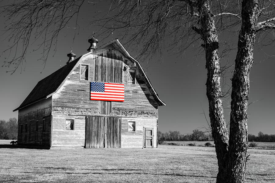 Patriotic Pride In Color Splash Photograph by Gregory Ballos Patriotic Pride In Color Splash Photograph by Gregory Ballos