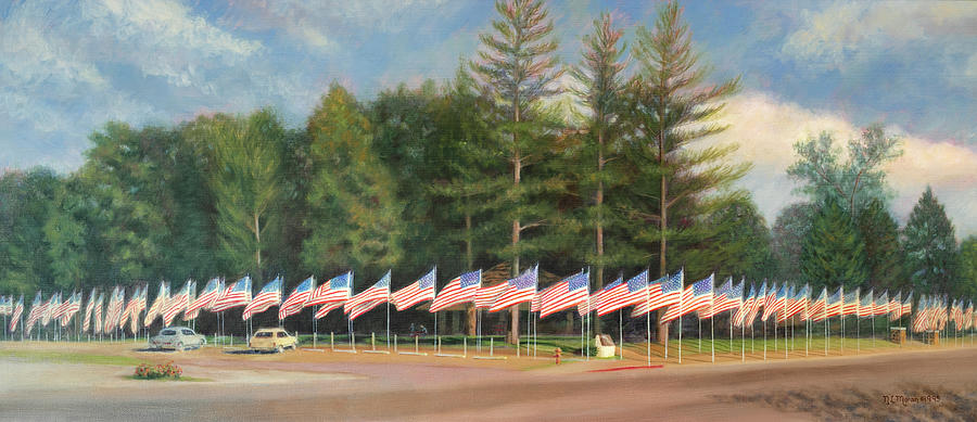 Patriotic Remembrances Painting by Nancy Lee Moran