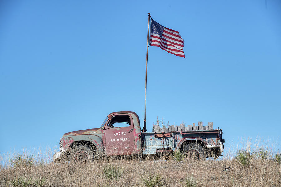 Patriotic Roadside Attraction Photograph by Paul Freidlund