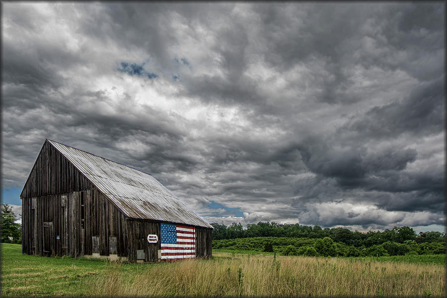 Patriotic Storm Photograph by Erika Fawcett
