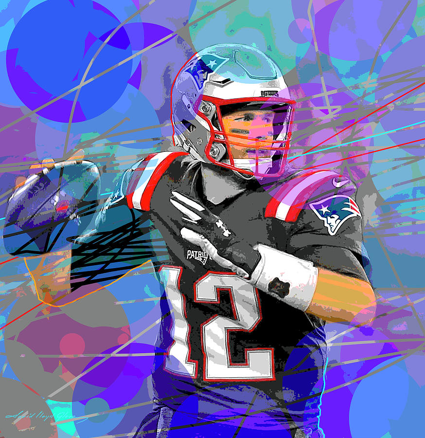 Tom Brady Superbowl Champion Painting