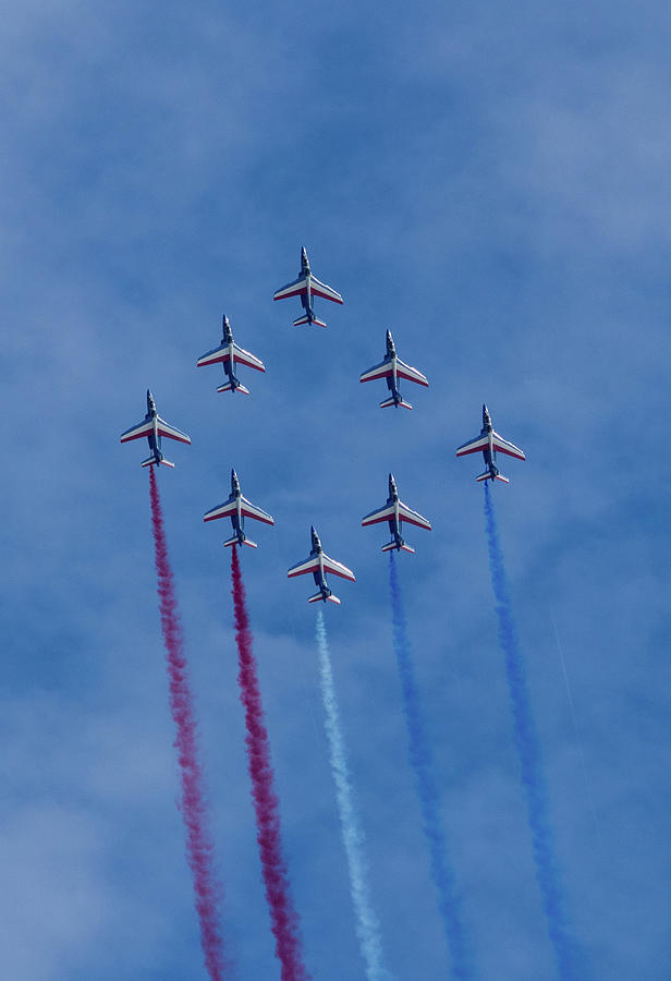 Patrouille de France climbing Photograph by Avenue Des Images