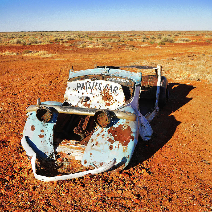 Patsies Car 2 - Outback Australia Photograph by Lexa Harpell