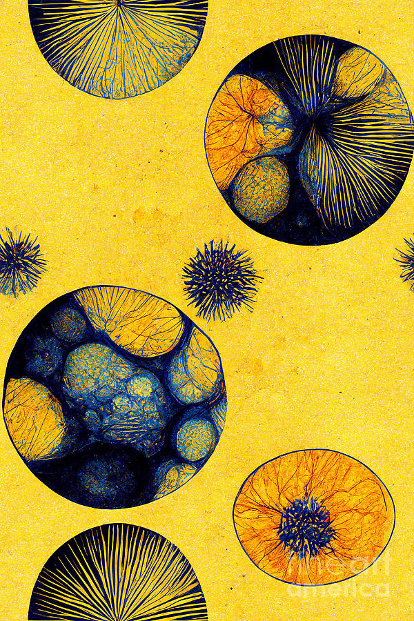 Pattern Digital Art - Pattern Floral dots by Sabantha