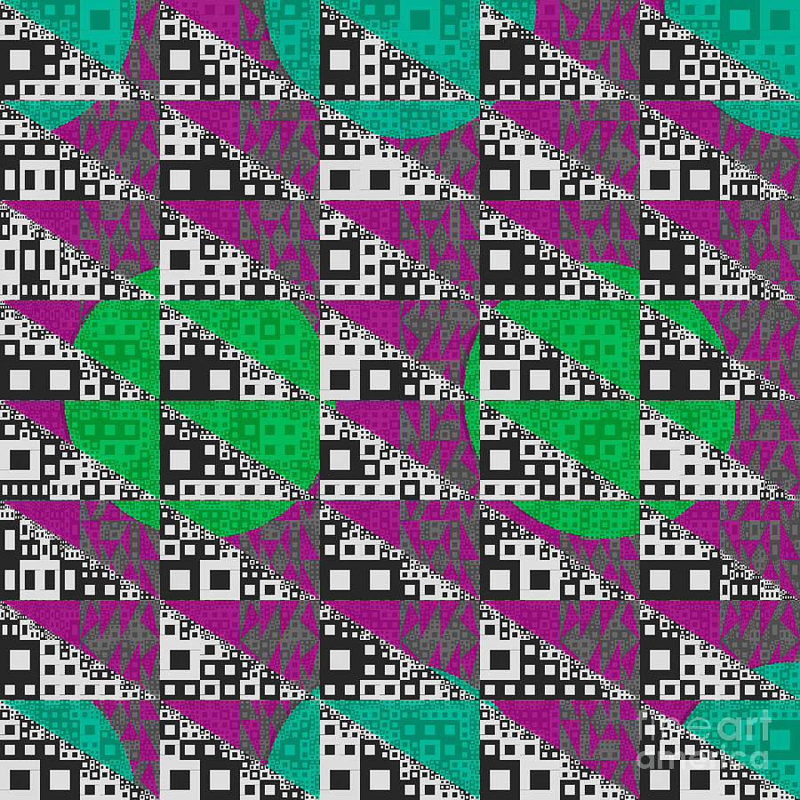 Pattern MSG12 Digital Art by Philip Preston