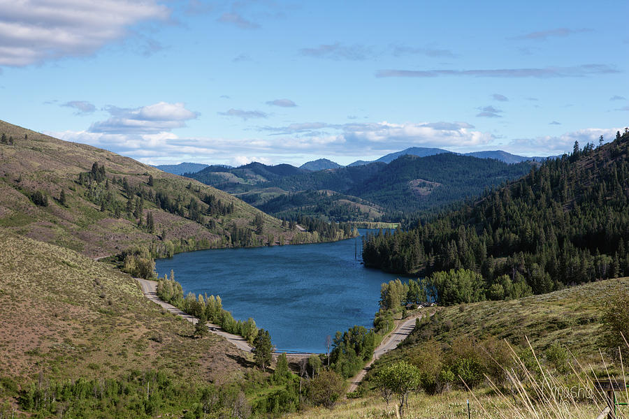 Patterson Lake in the Spring Methow Valley Art by Omashte Photograph by Omaste Witkowski