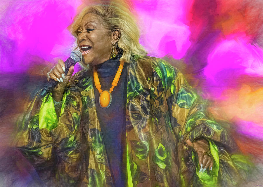 Patti LaBelle Mixed Media by Mal Bray