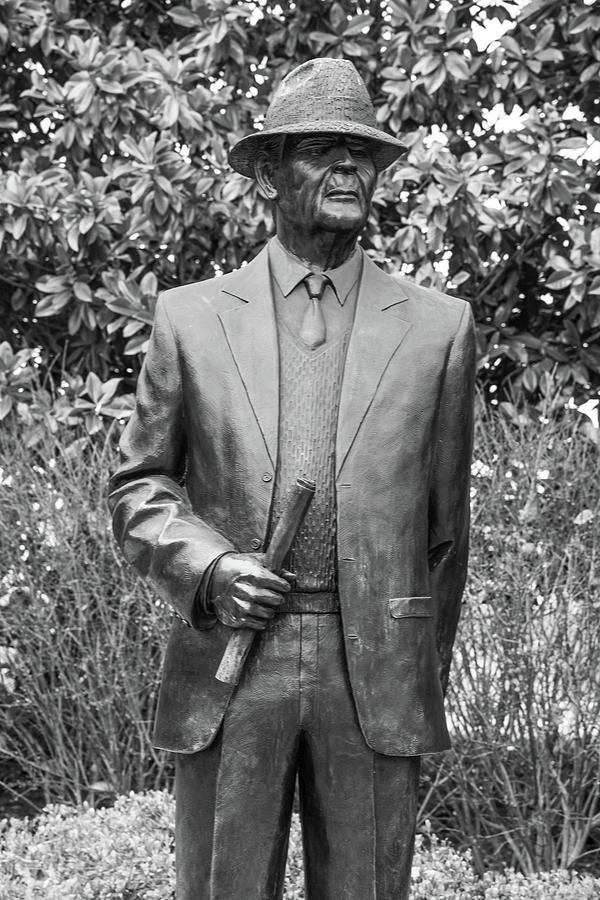 Paul Bryant Statue Alabama  Photograph by John McGraw