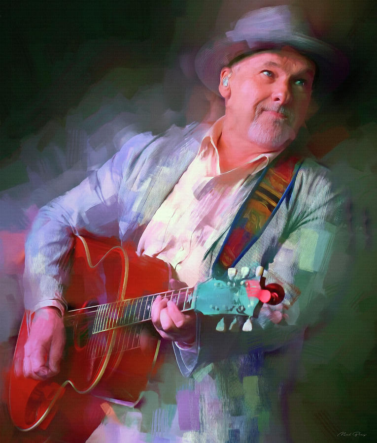 Paul Carrack Mixed Media by Mal Bray - Fine Art America