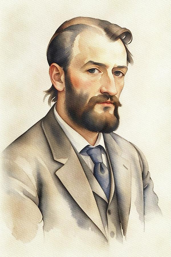 Paul Cezanne, Artist Painting by Sarah Kirk - Fine Art America