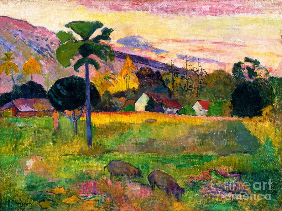 Paul Gauguin - Come here Painting by Alexandra Arts