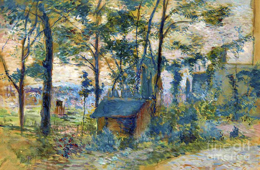 Paul Gauguin - Paris suburbs Painting by Alexandra Arts