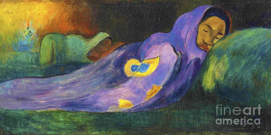 Paul Gauguin - The dream Painting by Alexandra Arts