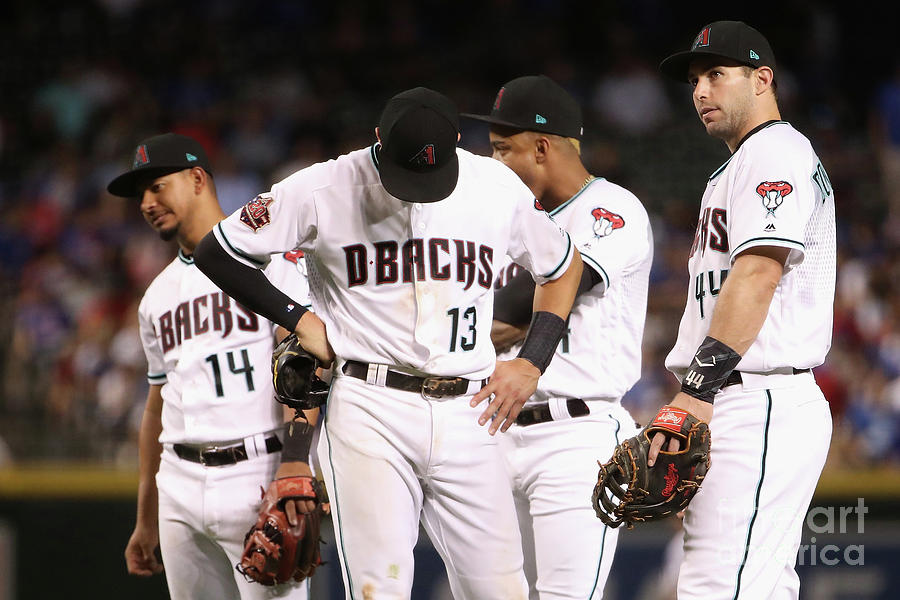 Paul Goldschmidt, Nick Ahmed, And Eduardo Escobar Photograph by Christian Petersen Paul Goldschmidt, Nick Ahmed, And Eduardo Escobar Photograph by Christian Petersen