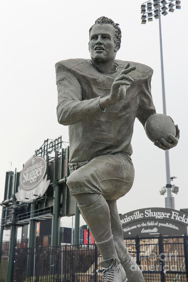 Paul Horning Statue at Louisville Slugger Field 9550 Photograph by Jack Schultz