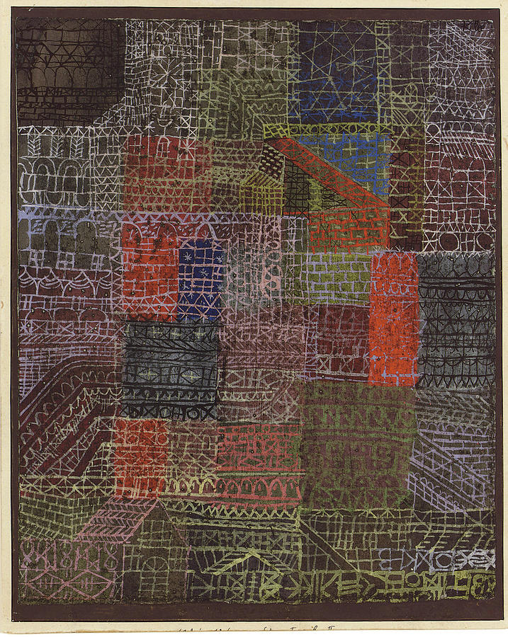 Paul Klee Structural II Mixed Media by Dan Hill Galleries - Fine Art ...