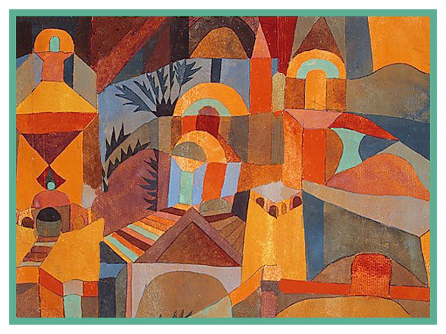 Paul Klee's Cubist Inspirations Painting By Ilyas Dani - Pixels