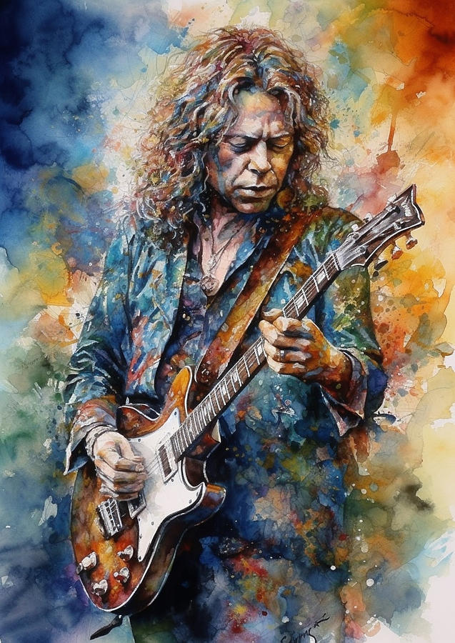 Paul Kossoff Digital Art by Dieu Vuong Kha - Fine Art America