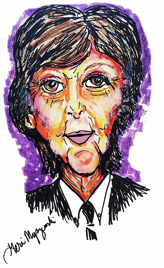 Paul McCartney Eleanor Rigby 1966 Mixed Media by Geraldine Myszenski ...